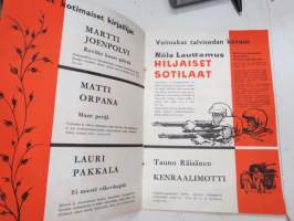 Gummeruksen kirjoja 1959 -mainosesite