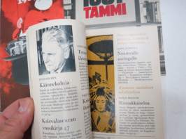 Kirjasyksy 1967 - Tammi, WSOY, Weilin + Göös, kolmen kustantajan luettelot