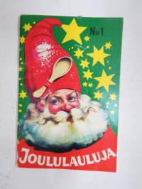 Joululauluja Nr 1 - Paletti 2573/1 -laulukirjanen / song book, christmas songs