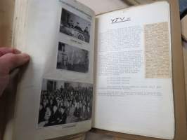 Turun Teknillinen Koulu / Opisto - Toverikunta + Oppilaskunta, 1940-50-60 lukujen virallista materiaalia, 6-vuotishistoriikki , kenkälaatikollinen valokuvia