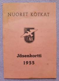 Nuoret Kotkat jäsenkortti 1955 - ei nimeä.