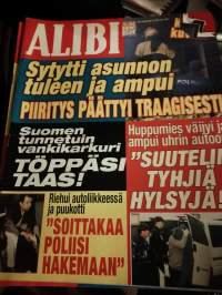 Alibi 2004 nr 10 sytytti asunnon tuleen ja ampui, Suomen tunnetuin vankikarkuri töppäsi taas