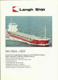 MS Linda  laivaesite  2 sivua