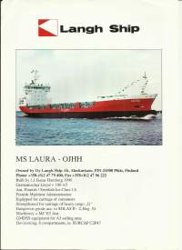MS Laura  laivaesite 1997  4 sivua