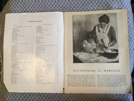 Koti ja käytäntö 1929 n:o2 - Leivonnaisia ja makeisia, 99 reseptiä