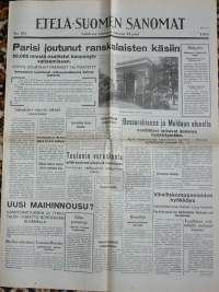 Etelä-Suomen sanomat elokuun 24. p:nä 1944 Näköispainos sodan lehdet