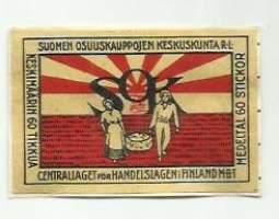 SOK -  tulitikkuetiketti