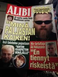 Alibi 2008 nr 5 -mm. HIV-tartuttaja Aki Hakkarainen, &quot;Vedin kurkun auki&quot; viinapullon tähden, Seppo Lehto vankeus uhkaa Karjala-aktivistia, Suomalaismies murhattiin