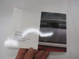 Mazda lisävarusteet -myyntiesite / sales brochure