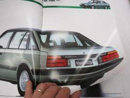 Mazda 626 Hatchback 5-ov. / Sedan 4-ov. / Sport Saloon 2-ov. 1986 -myyntiesite / sales brochure