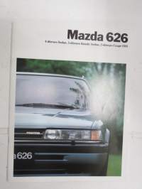 Mazda 626 4-dörrars Sedan, 5-dörrars Kombi Sedan, 2-dörrars Coupé 1989 -myyntiesite, ruotsinkielinen / sales brochure