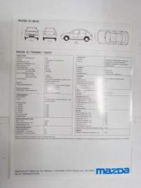 Mazda 121 1991 -myyntiesite / sales brochure