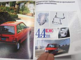 Mazda 121 1989 -myyntiesite / sales brochure