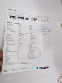 Mazda 121 1990 -myyntiesite / sales brochure