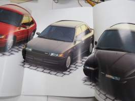 Mazda 323 Hatchback 3-ov. / Sedan 4-ov. / F 5-ov. 1990 -myyntiesite / sales brochure