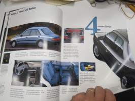 Mazda 323 Hatchback 3-ov. / Sedan 4-ov. / F 5-ov. 1990 -myyntiesite / sales brochure