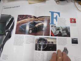 Mazda 323 Hatchback 3-ov. / Sedan 4-ov. / F 5-ov. 1990 -myyntiesite / sales brochure