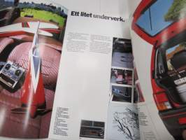 Mazda 121 1988 -myyntiesite, ruotsinkielinen / sales brochure