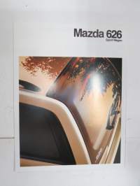 Mazda 626 Sport Wagon 1991 -myyntiesite / sales brochure