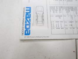 Mazda 626 Sport Wagon 1991 -myyntiesite / sales brochure