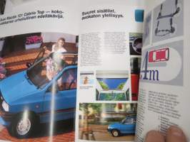 Mazda 121 Cabrio Top 1989 -myyntiesite / sales brochure