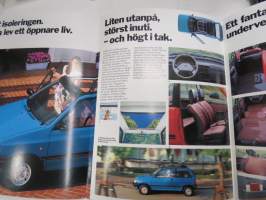 Mazda 121 Canvas Top 1988 -myyntiesite / sales brochure