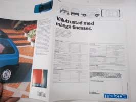 Mazda 121 Canvas Top 1988 -myyntiesite / sales brochure