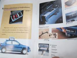Mazda 121 lisävarusteet -myyntiesite / sales brochure