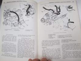 Jeep Wagoneer, Commando &amp; Cherokee - Chilton´s Repair &amp; tune-up Guide 1966-74 - Repairs, Specifications, Do-It-Yourself Maintenance -huolto-ohjekirja, tekn. tiedot