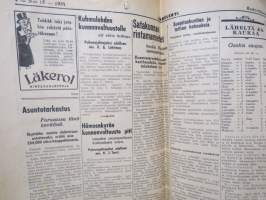 Aamulehti 17.1.1934 -sanomalehti