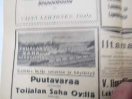 Toijalan Sanomat 29.11.1924 -sanomalehti