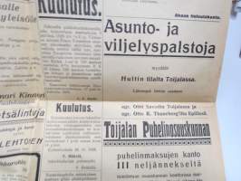 Toijalan Sanomat 30.10.1926 -sanomalehti