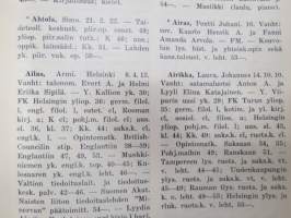 Oppikoulujen opettajat - läroverkslärarena 1955
