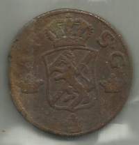 Ruotsi 2 Öre 1766 Adolf Fredrik  ulkomainen kolikko