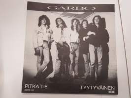 Garbo - Pitkä tie / Tyytyväinen - AMTS-119 -single-levy