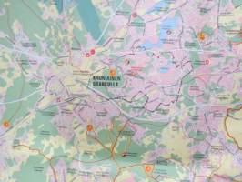 Pääkaupunkiseutu Ulkoilukartta 1983 Friluftskarta huvudstadsregionen