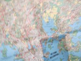 Pääkaupunkiseutu Ulkoilukartta 1983 Friluftskarta huvudstadsregionen