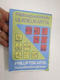 Pääkaupunkiseutu Ulkoilukartta 1990 Friluftskarta huvudstadsregionen