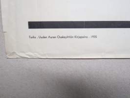 Lotta-Svärd Turku III Tavaramessut 1935 Suojeluskuntamaneesissa -alkuperäinen juliste