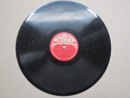Decca SD 5011 Henry Theel ja Eero Väre - Napolitana / Sadun maa -savikiekkoäänilevy / 78 rpm record