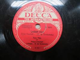 Decca SD 5011 Henry Theel ja Eero Väre - Napolitana / Sadun maa -savikiekkoäänilevy / 78 rpm record