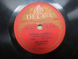 Decca SD 5035 Arne Hulpersin Viihdeorkesteri - Kuutamo Alsterilla / Kultaa ja hopeaa -savikiekkoäänilevy / 78 rpm record