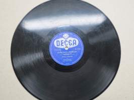 Decca SD 5161 Pikku-Tapani ja Decca-Orkesteri - Sairaalle äidille / Olen pikku-urheilija -savikiekkoäänilevy / 78 rpm record