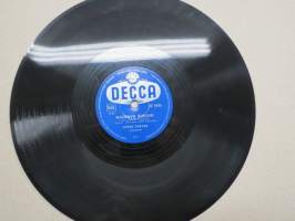 Decca SD 5435 Pärre Förars yhtyeineen Naurava kulkuri / Vihreällä niityllä -savikiekkoäänilevy / 78 rpm record