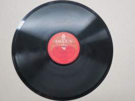 Decca SD 5016 Decca-yhtye Häämarssi / Kansanlaulu - savikiekkoäänilevy / 78 rpm record