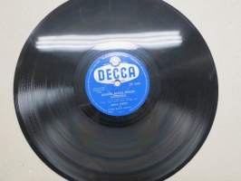 Decca SD 5455 Juha Eirto ja Jaakko Borg´in orkesteri Venezuela / Kaikki alkoi sinun kanssasi -savikiekkoäänilevy / 78 rpm record