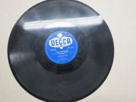 Decca SD 5337 Metro-tytöt ja Decco-yhtye KOttarainen / Matti Louhivuori ja Metro-tytöt Vanha Mustalainen -savikiekkoäänilevy / 78 rpm record