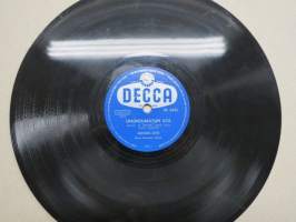 Decca SD 5426 Georg Ots Lumous / Unohtumaton ilta -savikiekkoäänilevy / 78 rpm record