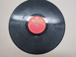 Decca SD 5209 Metro-tytöt ja Decca-yhtye Egon / Villisorsa -savikiekkoäänilevy / 78 rpm record