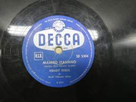 Decca SD 5304 Henry Theel ja Matti Viljasen yhtye Mambo Italiano / Kaksi ruusua - savikiekkoäänilevy / 78 rpm record